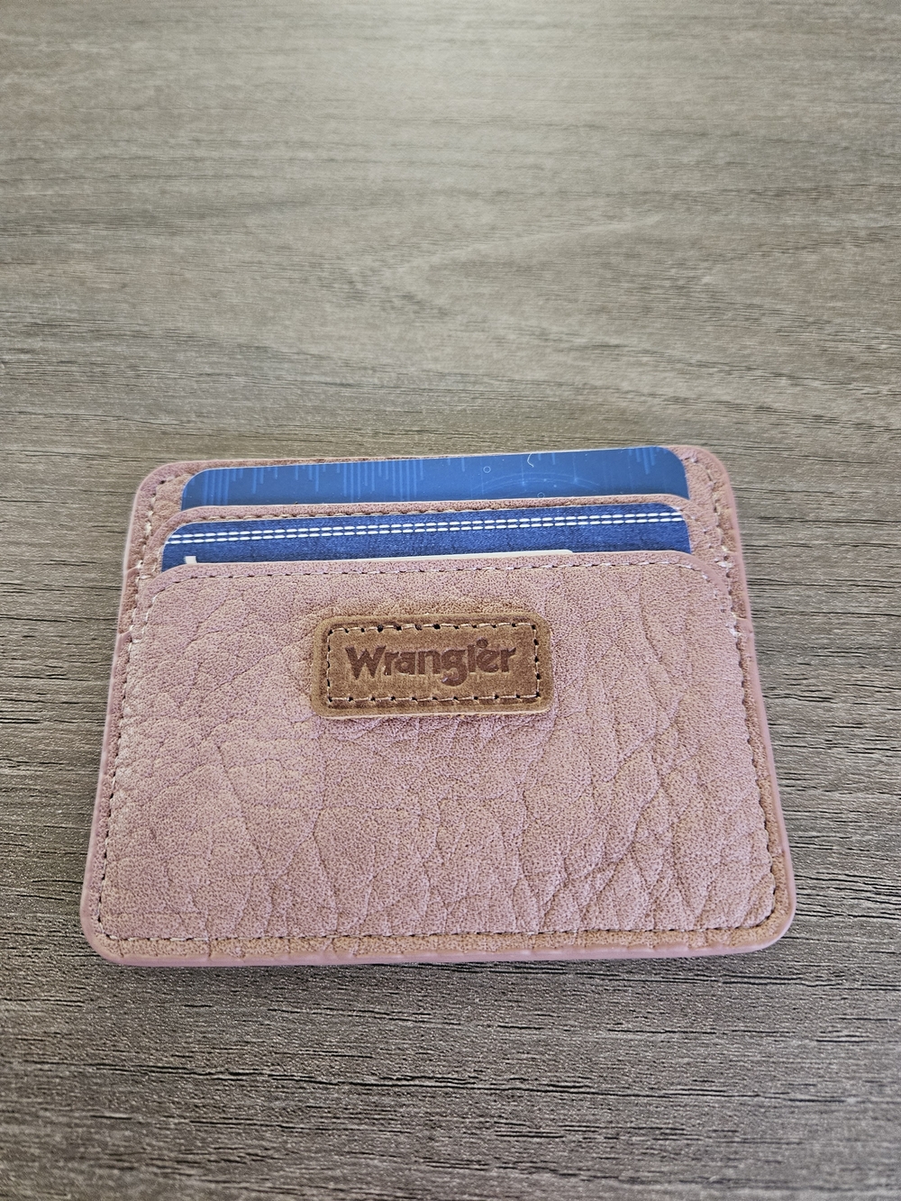 Wrangler Pink Leather Card Holder-NWT